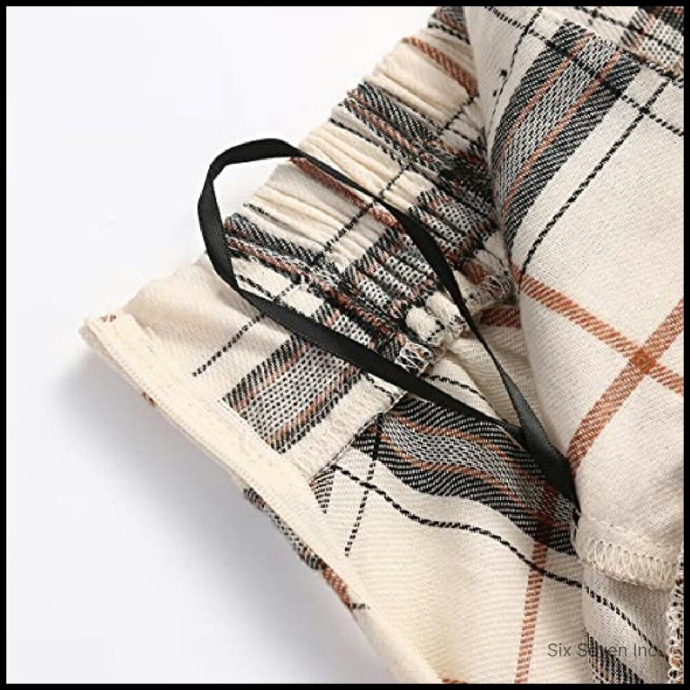 Plaid Midi Skirt High Waist A-Line Pleated Vintage Y2K Chic Casual - Picture 3 of 8